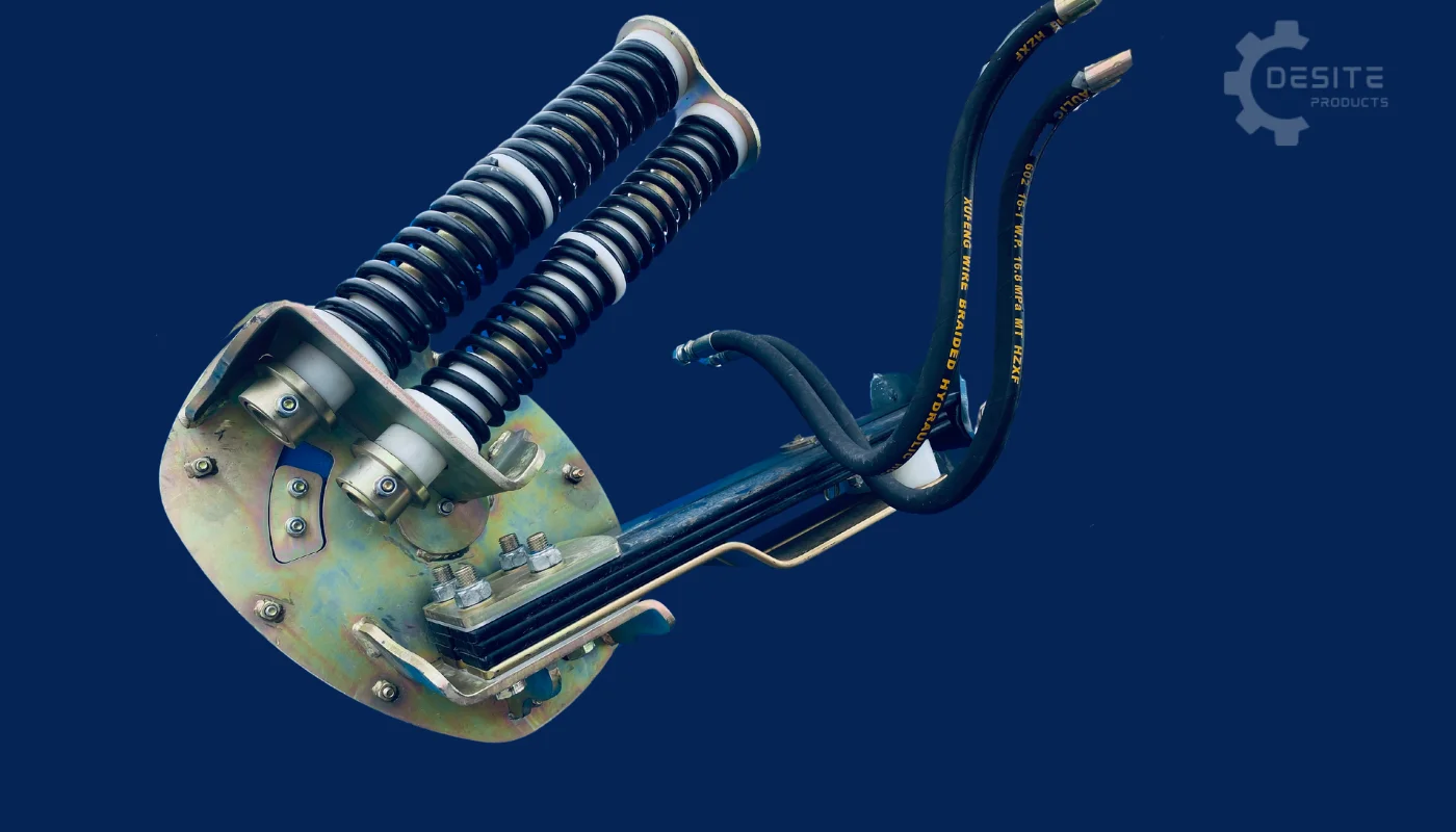 Spring suspension system compressing